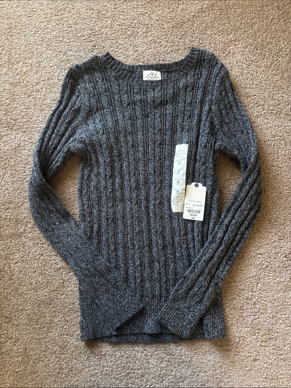 NWT Medium Grey Sweater St. John